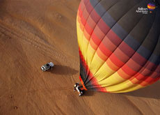 Balloon Adventures Emirates is the firm responsible for operating the sunrise flight Balloon Adventures Emirates is the firm responsible for operating the sunrise flight