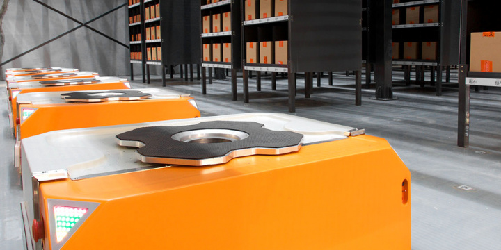 Butler is the company’s flagship product. It is a material handling system comprising small robots that traverse on a grid of paths across the warehouse floor to fetch racks of items to the packer. Butler is the company’s flagship product. It is a material handling system comprising small robots that traverse on a grid of paths across the warehouse floor to fetch racks of items to the packer.