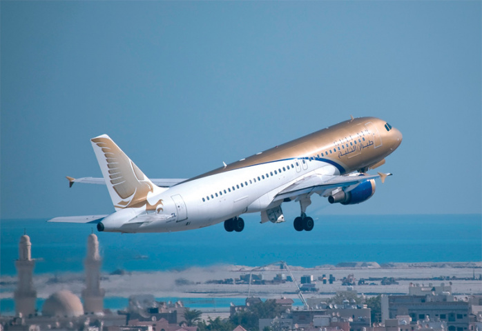 A Gulf Air travel alert says flights are suspended due to the 'security situation' in the region. A Gulf Air travel alert says flights are suspended due to the 'security situation' in the region.