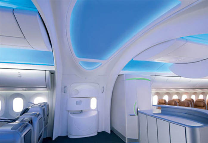 Intelligent lighting creates various scenarios to influence the mood of passengers. Intelligent lighting creates various scenarios to influence the mood of passengers.