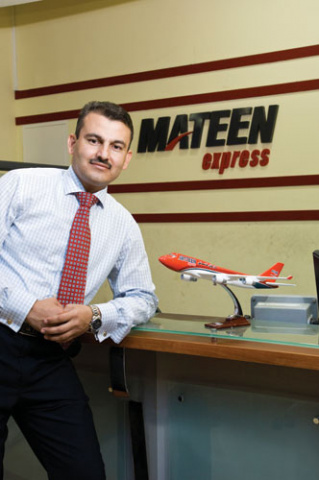 Majid Barzanji, co-founder and chairman of Mateen Express. Majid Barzanji, co-founder and chairman of Mateen Express.