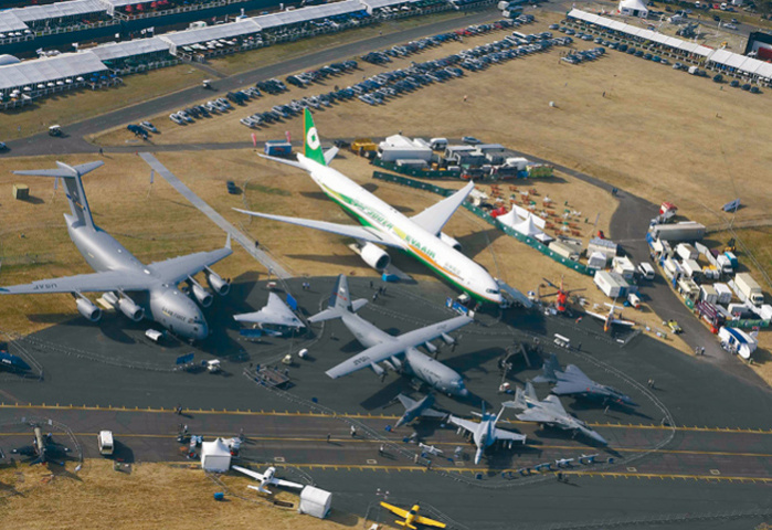 ON SHOW: Several aircraft models will be displayed at Farnborough, including the Rolls Royce spitfire and A380. ON SHOW: Several aircraft models will be displayed at Farnborough, including the Rolls Royce spitfire and A380.