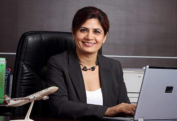 Neerja Bhatia, country manager India, Etihad Airways. Neerja Bhatia, country manager India, Etihad Airways.