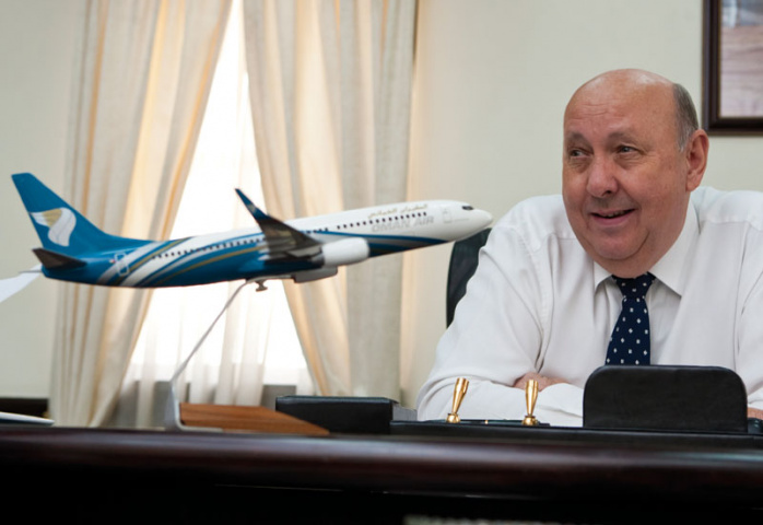 Oman Air CEO Peter Hill Oman Air CEO Peter Hill