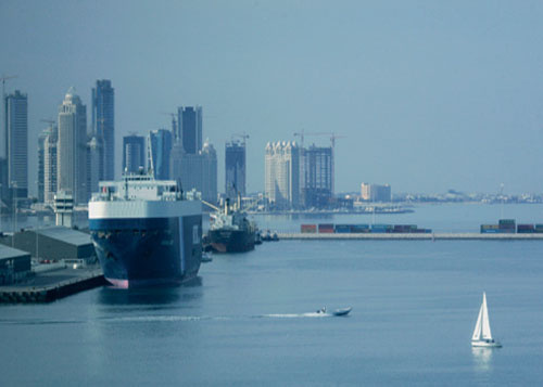 MARKET GROWTH: Double-digit annual rises in the Qatari economy have fostered a huge rise in the volume of sea freight business. MARKET GROWTH: Double-digit annual rises in the Qatari economy have fostered a huge rise in the volume of sea freight business.
