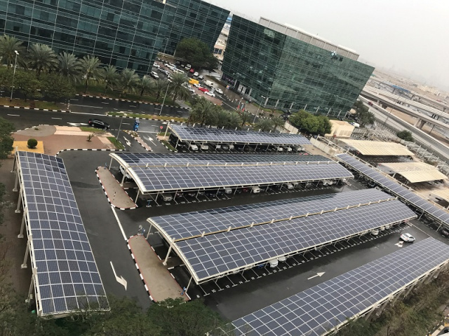 DP World has been installing 88,000 solar panels in Jebel Ali and Port Rashid on the rooftops of buildings, parking lots and warehouses as part of a project to make the freezone one of the most environmentally sustainable in the world. DP World has been installing 88,000 solar panels in Jebel Ali and Port Rashid on the rooftops of buildings, parking lots and warehouses as part of a project to make the freezone one of the most environmentally sustainable in the world.
