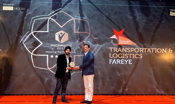 The success of FarEyes work with Century Express has resulted in an accolade for FarEye, with the solution receiving the Top Project Execution in Transportation & Logistics award at the GEC Awards 2017. The success of FarEyes work with Century Express has resulted in an accolade for FarEye, with the solution receiving the Top Project Execution in Transportation & Logistics award at the GEC Awards 2017.