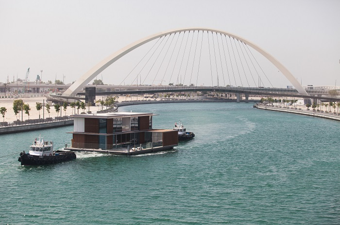 The logistics challenges associated with getting the villas and other floating assets, such as the yacht club, in place on time for Cityscape Global 2017 were complex and required stringent attention to detail to overcome, according to Dubai Properties. The logistics challenges associated with getting the villas and other floating assets, such as the yacht club, in place on time for Cityscape Global 2017 were complex and required stringent attention to detail to overcome, according to Dubai Properties.