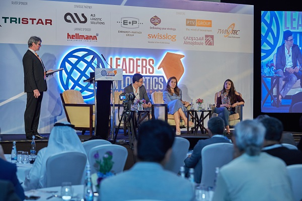 Mumzworld.com co-founder and partner Leena Khalil (centre) on the E-commerce Logistics panel at Leaders in Logistics 2017. Mumzworld.com co-founder and partner Leena Khalil (centre) on the E-commerce Logistics panel at Leaders in Logistics 2017.