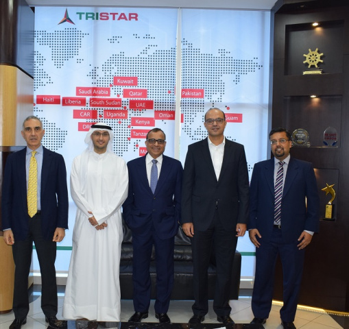 Tristar Group CEO Eugene Mayne(center) with (left to right) Fadi Twainy, Division Head at GIC; Tareq Al Mulla, VP at GIC; Ihab Fekry Aziz Bassilios, Chief Financial Officer at Agility; and Suresh Poddar, Director at GIC. Tristar Group CEO Eugene Mayne(center) with (left to right) Fadi Twainy, Division Head at GIC; Tareq Al Mulla, VP at GIC; Ihab Fekry Aziz Bassilios, Chief Financial Officer at Agility; and Suresh Poddar, Director at GIC.