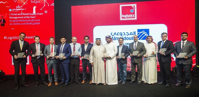 Last year's winners at the Logistics Middle East Awards 2017. Last year's winners at the Logistics Middle East Awards 2017.
