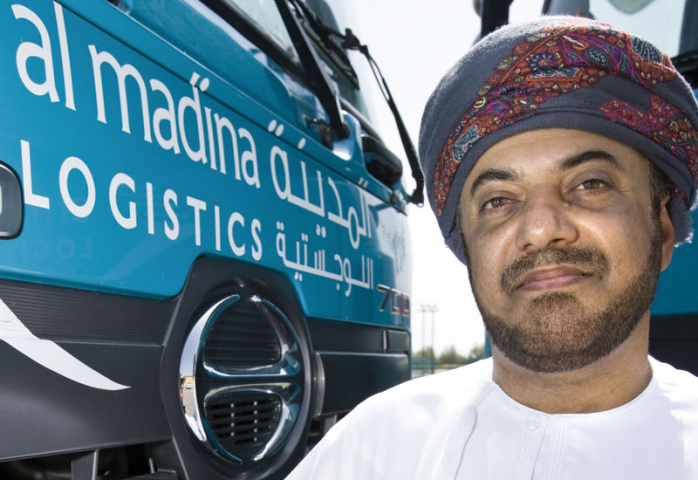 Mahmoud Sakhi al Baloushi, CEO of Al Madina Logistics and Muscat Container Terminal. Mahmoud Sakhi al Baloushi, CEO of Al Madina Logistics and Muscat Container Terminal.