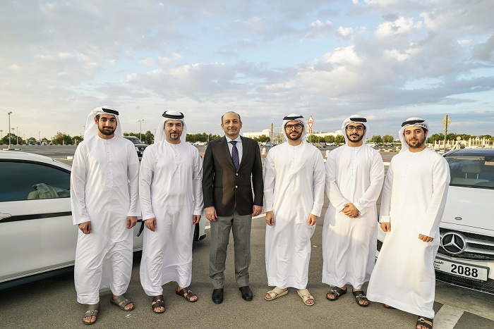 It was developed by AUS students Saud AlQasimi, Abdalla Al Noman, Abdulla Ahli and Mohamed Al Marashda. It was developed by AUS students Saud AlQasimi, Abdalla Al Noman, Abdulla Ahli and Mohamed Al Marashda.