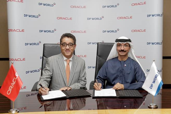 DP World group chairman and CEO Sultan Ahmed Bin Sulayem (right). DP World group chairman and CEO Sultan Ahmed Bin Sulayem (right).