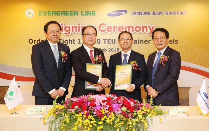 The contracts were signed by EMC chairman Anchor Chang and SHI president & CEO J.O. Nam. The contracts were signed by EMC chairman Anchor Chang and SHI president & CEO J.O. Nam.