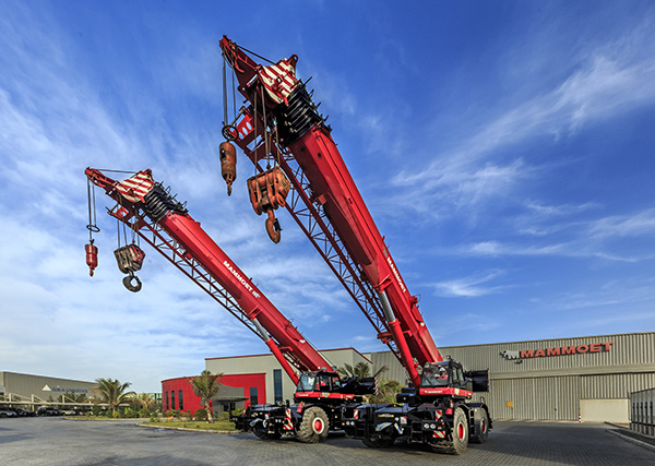 The cranes, ranging from 30t to 1250t capacity, will be available through Mammoet’s branches in the United Arab Emirates, Saudi Arabia and Oman. The cranes, ranging from 30t to 1250t capacity, will be available through Mammoet’s branches in the United Arab Emirates, Saudi Arabia and Oman.