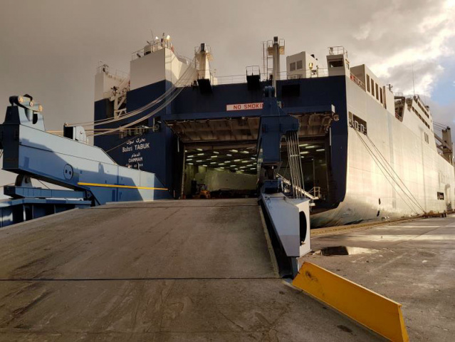 Bahri, Maritime, Shipping, Le havre, France, Ro-ro Bahri, Maritime, Shipping, Le havre, France, Ro-ro