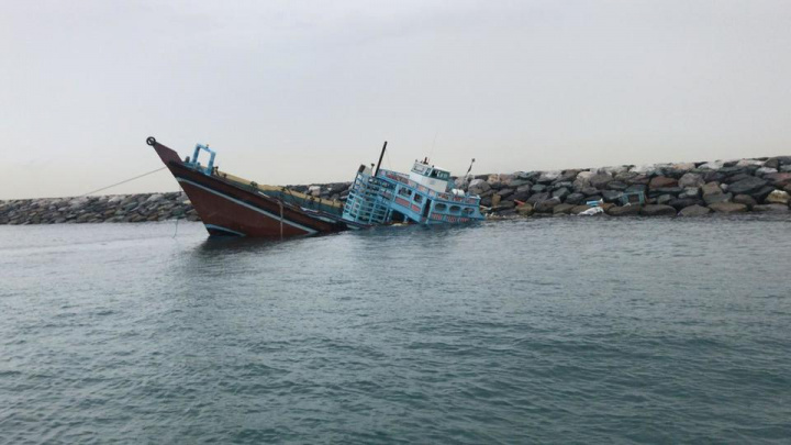Dhow, Cargo, Ship, Dubai, Storm Dhow, Cargo, Ship, Dubai, Storm