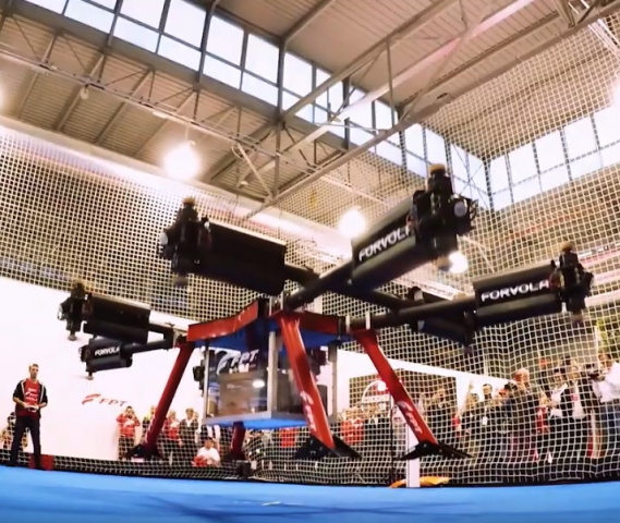 Heaviest load record for a drone. Heaviest load record for a drone.