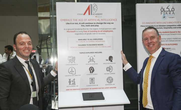 Etihad Aviation Group, Etihad Airways, Microsoft, AI, Artificial intelligence Etihad Aviation Group, Etihad Airways, Microsoft, AI, Artificial intelligence