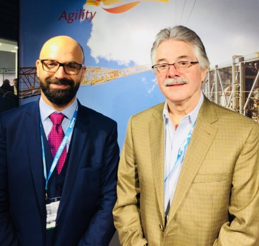 Mohammad Jaber, regional director, project logistics, Middle East and Africa, Agility (left) and Grant Wattman, president and CEO, Agility Project Logistics (right) Mohammad Jaber, regional director, project logistics, Middle East and Africa, Agility (left) and Grant Wattman, president and CEO, Agility Project Logistics (right)