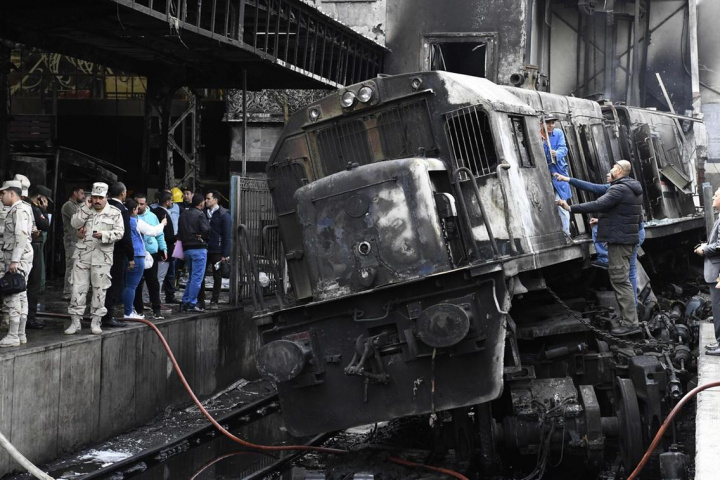 Egypt, Railway, Train, Collision, Accident, Cairo Egypt, Railway, Train, Collision, Accident, Cairo