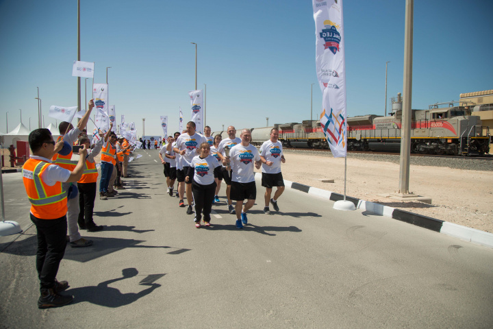 Etihad rail, Flame of Hope, Olympics, Rail Etihad rail, Flame of Hope, Olympics, Rail