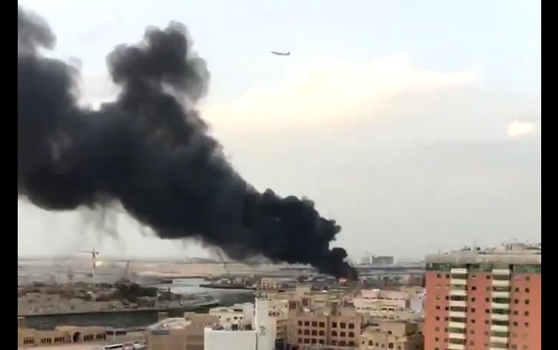 Dhow, Fire, Dubai, Deira Dhow, Fire, Dubai, Deira