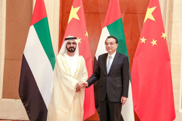 HH Sheikh Mohammed Bin Rashid Al Maktoum, Vice-President and Prime Minister of the UAE and Ruler of Dubai, meets president of China HH Sheikh Mohammed Bin Rashid Al Maktoum, Vice-President and Prime Minister of the UAE and Ruler of Dubai, meets president of China