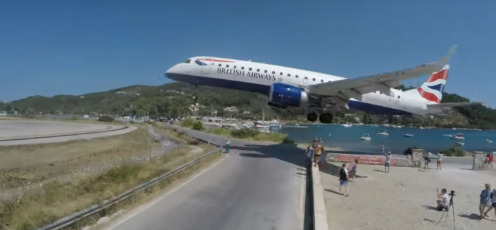 British airways, Greece, Low landing British airways, Greece, Low landing