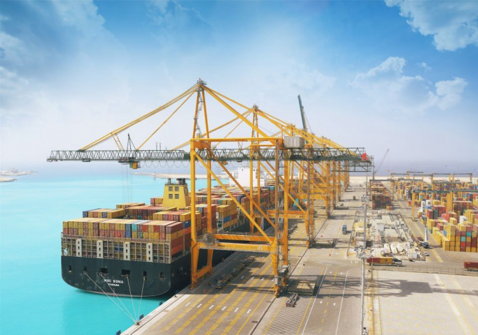 Saudi arabia, King Abdullah port, STS cranes Saudi arabia, King Abdullah port, STS cranes