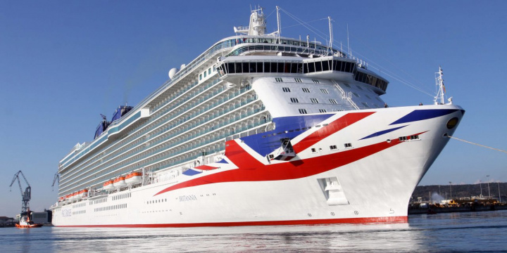 Cruise, Fight, Southampton, Britannia, P&O Cruises Cruise, Fight, Southampton, Britannia, P&O Cruises