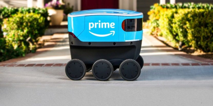 Amazon, Autonomous, Last mile, Scout robot Amazon, Autonomous, Last mile, Scout robot