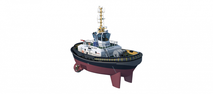 Damen, Port of auckland, Electric tug Damen, Port of auckland, Electric tug