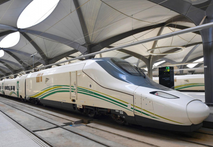 Saudi S Haramain High Speed Trains Will Resume Test Runs Wednesday Following Fire Rails Haramain Express Haramain High Speed Rail Saudi Arabia Logistics Middle East