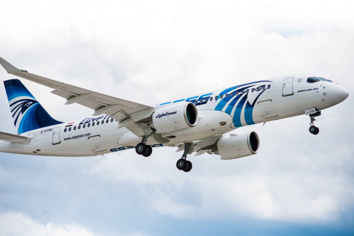 Egyptair, A220, Airbus, Transport Egyptair, A220, Airbus, Transport