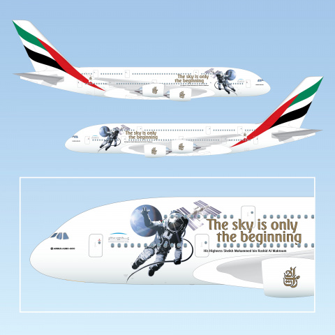 Emirates, Emirates A380, Uae, Space program Emirates, Emirates A380, Uae, Space program