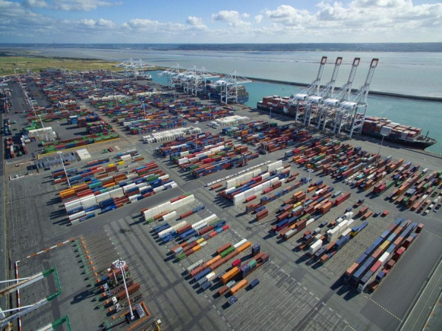 Dp world, Le havre, France, Port operations Dp world, Le havre, France, Port operations