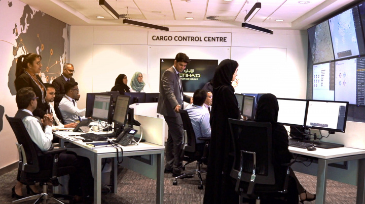 Etihad cargo, Air cargo, Control centre, Digitalisation Etihad cargo, Air cargo, Control centre, Digitalisation