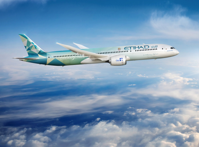 Etihad airlines, Greenliner, Boeing, Dreamliner Etihad airlines, Greenliner, Boeing, Dreamliner