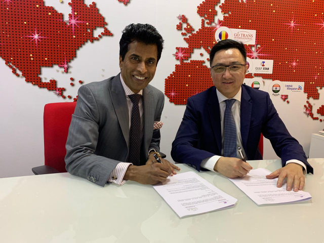 From left to right: Usman Rehman, chairman of L.I.N.K. Global and David Luan, founder and CEO, ShipParts.com From left to right: Usman Rehman, chairman of L.I.N.K. Global and David Luan, founder and CEO, ShipParts.com