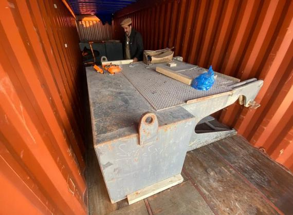 Al Bader shipping completes container transport to Singapore. Al Bader shipping completes container transport to Singapore.