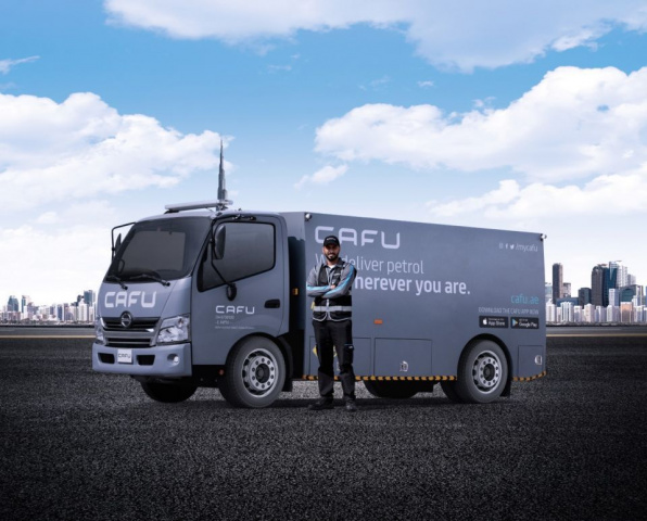 HINO teamed up with GORICA, Transworld and CMC to conduct the customisation of the trucks for CAFU, ENOC and ADNOC. HINO teamed up with GORICA, Transworld and CMC to conduct the customisation of the trucks for CAFU, ENOC and ADNOC.
