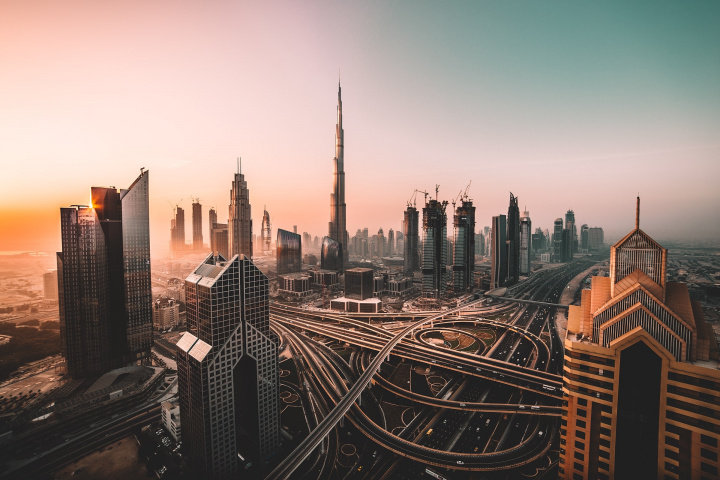 Dubai panorama. Dubai panorama.