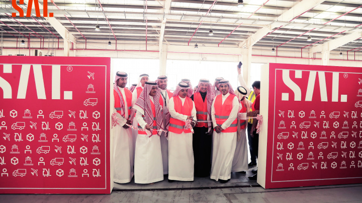 SAL Logistics' ribbon cutting. SAL Logistics' ribbon cutting.